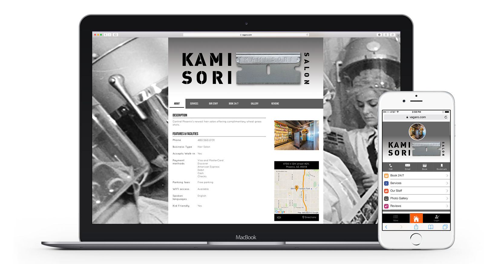 Vagaro Custom Websites Salon Spa Fitness