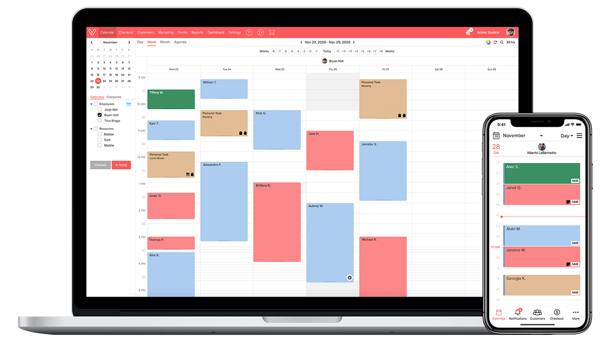 Scheduling Software for Makeup Artists