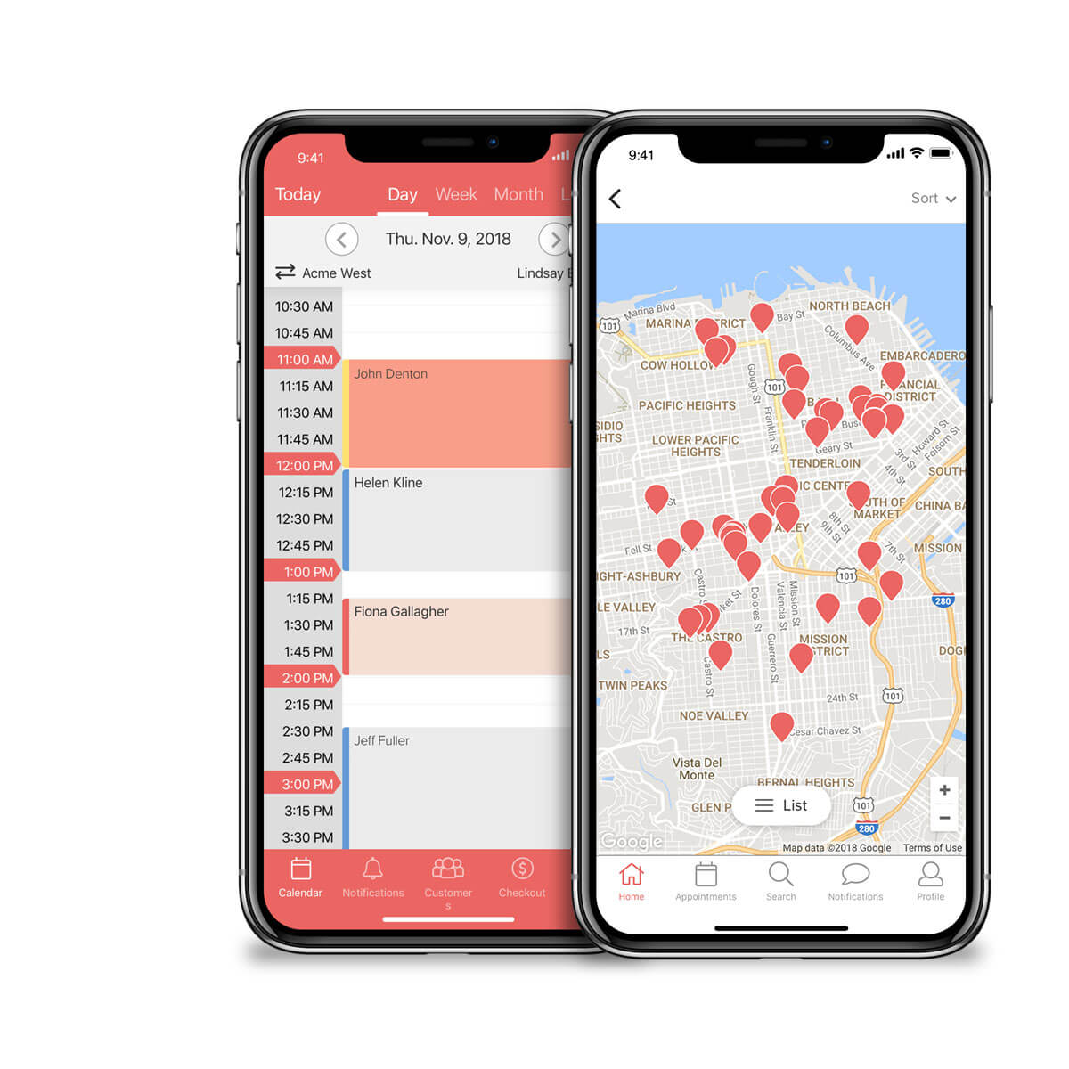 Medspa Business App and Medspa Client App