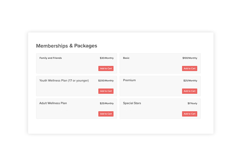 Membership and Package Management for Medical Spas