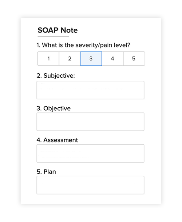 SOAP notes for acupuncturists