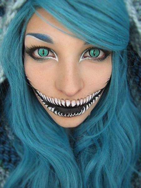 Cheshire Cat make-up-going Halloween shopping tomorrow Im pretty sure this is the one!! :)
