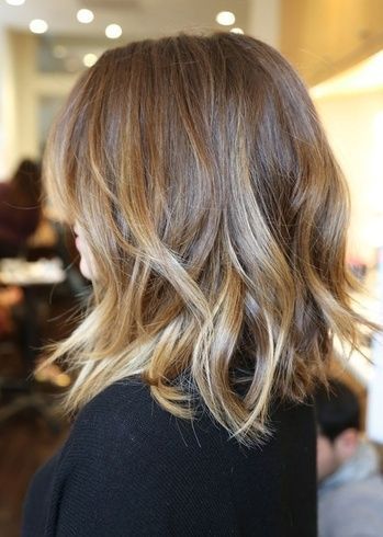 subtle ombre hair. My hair looked like this for a while